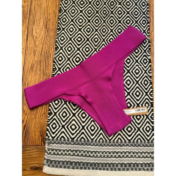 Skims Lollipop Ribbed Knit Elastic Waist Swim Cheeky Pull Bikini Bottom XL NWT - Picture 1 of 5